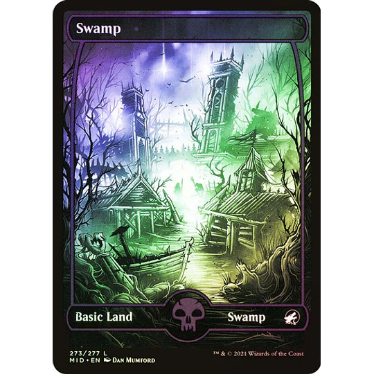 Swamp (273) - Innistrad: Midnight Hunt Foil (inglés)