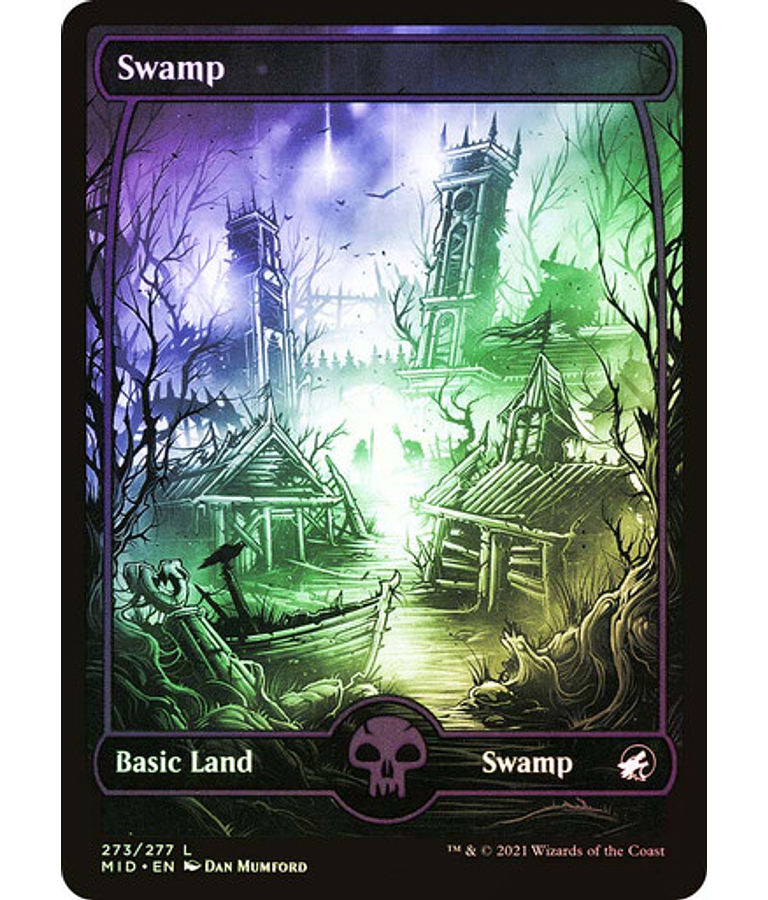 Swamp (273) - Innistrad: Midnight Hunt Foil (inglés)