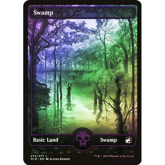 Swamp (272) - Innistrad: Midnight Hunt Foil (inglés)