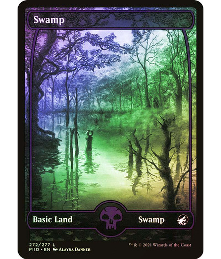 Swamp (272) - Innistrad: Midnight Hunt Foil (inglés)