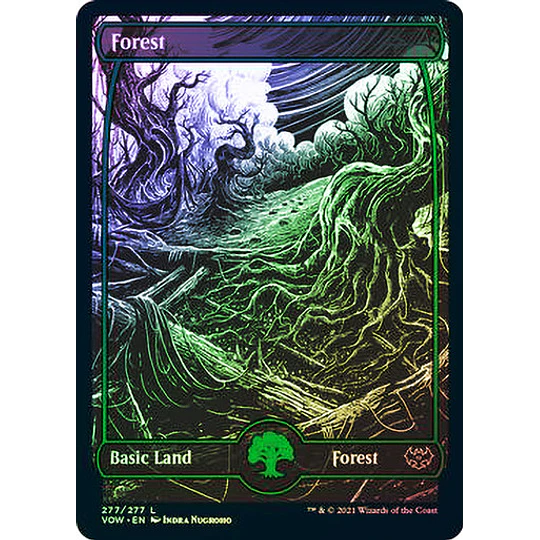 Forest (277) - Innistrad: Crimson Vow Foil (inglés)