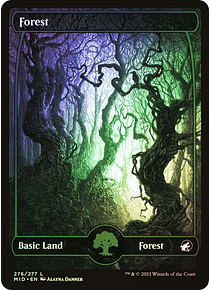 Forest (276) - Innistrad: Midnight Hunt Foil (inglés)