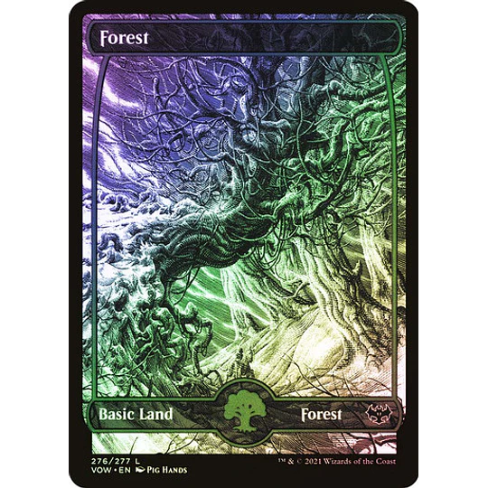 Forest (276) - Innistrad: Crimson Vow Foil (inglés)
