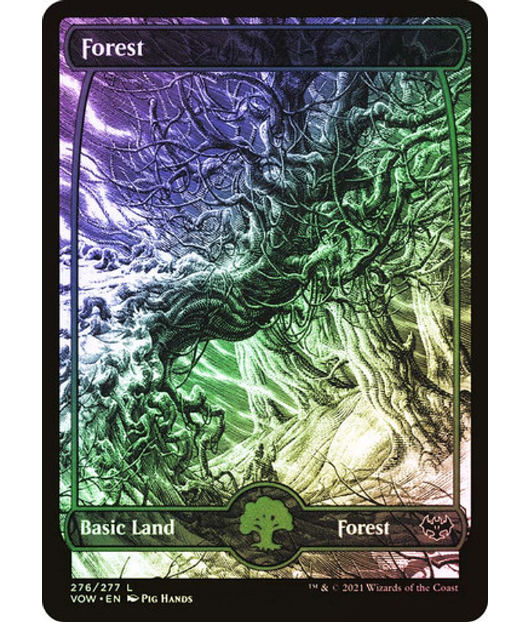 Forest (276) - Innistrad: Crimson Vow Foil (inglés)