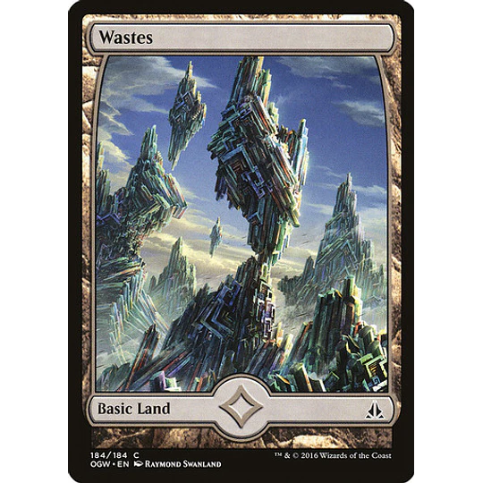 Wastes (184 B - Full Art) - Oath of the Gatewatch (inglés)