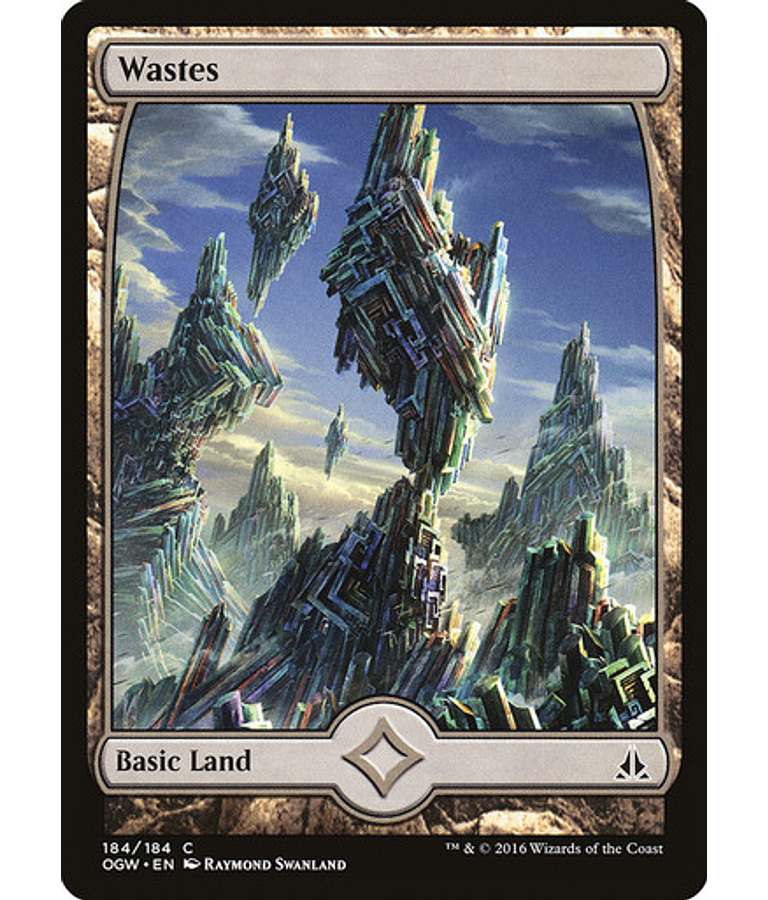 Wastes (184 B - Full Art) - Oath of the Gatewatch (inglés)