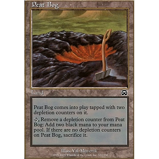 Peat Bog - Mercadian Masques (inglés)