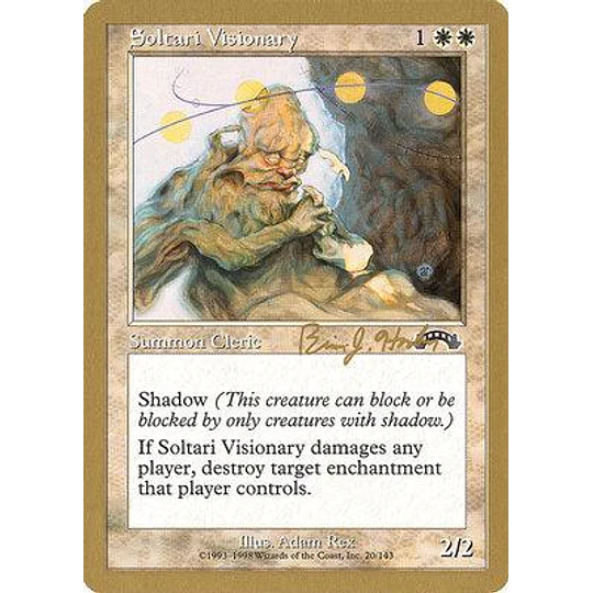 Soltari Visionary (Seattle 1998 (Brian Hacker) - Not Tournament Legal) - World Championships (inglés)