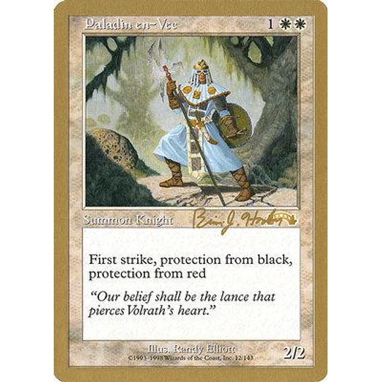 Paladin en-Vec (Seattle 1998 (Brian Hacker) - Not Tournament Legal) - World Championships (inglés)
