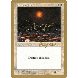 Armageddon (Seattle 1998 (Brian Hacker - Sideboard) - Not Tournament Legal) - World Championships (inglés)