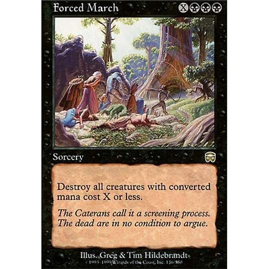 Forced March - Mercadian Masques (inglés)