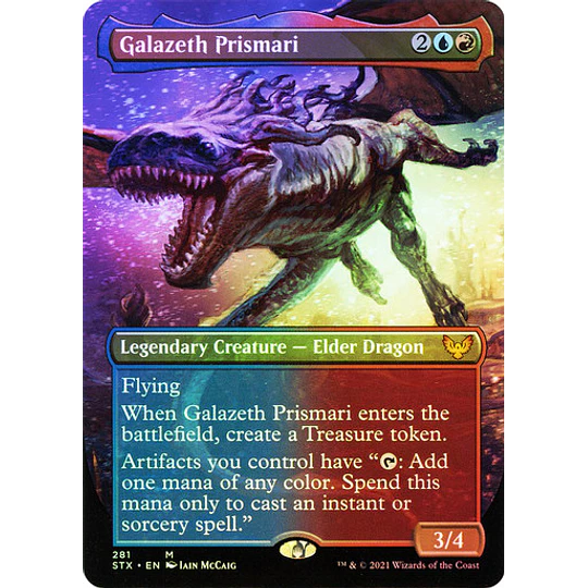 Galazeth Prismari - Strixhaven: School of Mages Variants Foil (Borderless) (ingles)