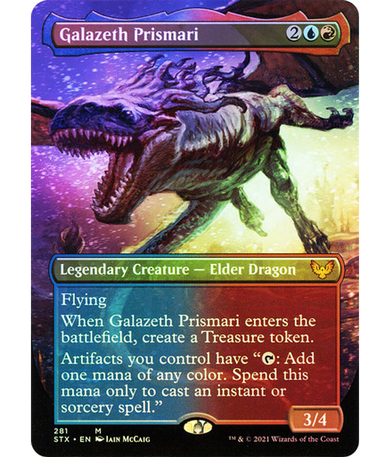 Galazeth Prismari - Strixhaven: School of Mages Variants Foil (Borderless) (ingles)