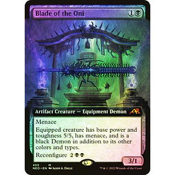 Blade of the Oni - Kamigawa: Neon Dynasty Variants Foil (Extended Art) (ingles)