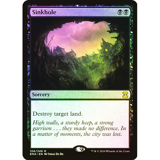 Sinkhole - Eternal Masters Foil (inglés)