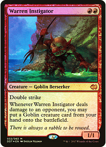 Warren Instigator - Duel Decks: Merfolk Vs. Goblins (Foil) (inglés)