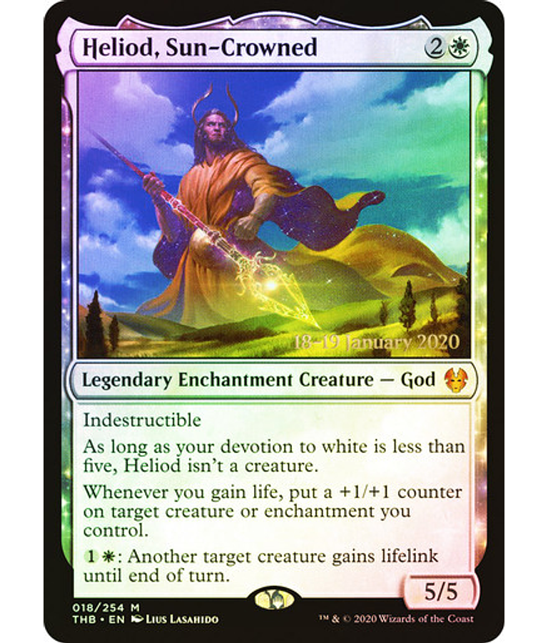 Heliod, Sun-Crowned - Theros Beyond Death (Prerelese Foil) (español)