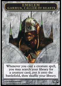 Emblem (Garruk, Caller of Beasts) - 2014 Core Set (español)