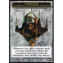 Emblem (Garruk, Caller of Beasts) - 2014 Core Set (español)