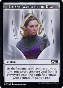 Emblem (Liliana, Waker of the Dead) - Core Set 2021 (inglés)