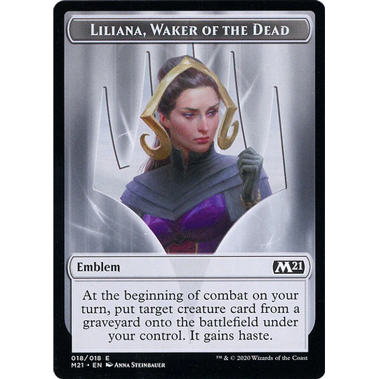 Emblem (Liliana, Waker of the Dead) - Core Set 2021 (inglés)