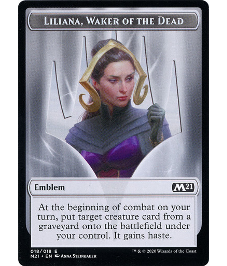 Emblem (Liliana, Waker of the Dead) - Core Set 2021 (inglés)