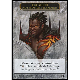 Emblem (Koth of the Hammer) - Duel Decks: Venser Vs. Koth (inglés)