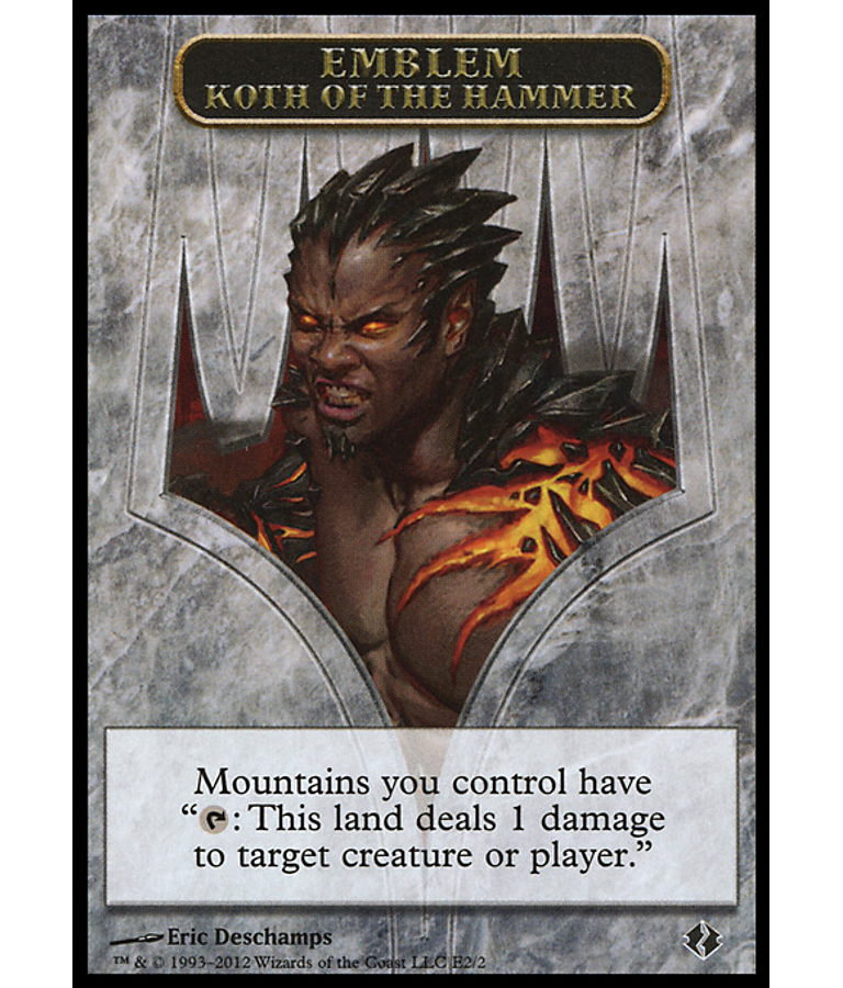 Emblem (Koth of the Hammer) - Duel Decks: Venser Vs. Koth (inglés)