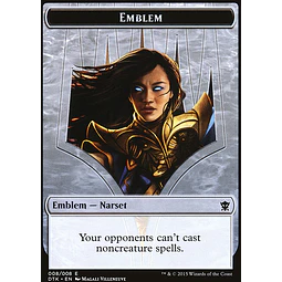 Emblem (Narset Transcendent) - Dragons of Tarkir (inglés)