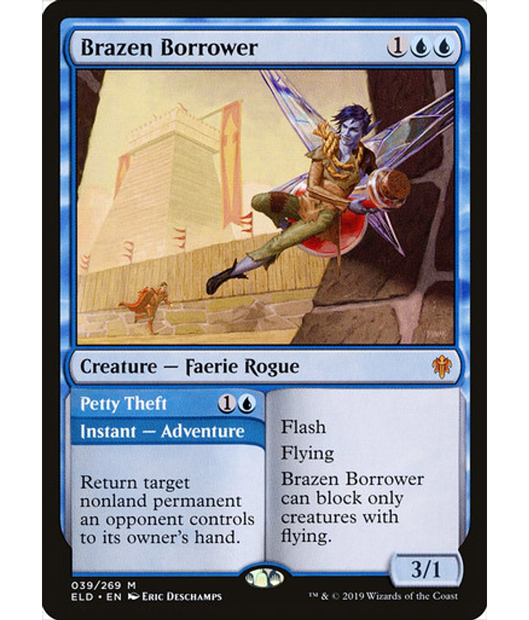 Brazen Borrower - Throne of Eldraine (español)