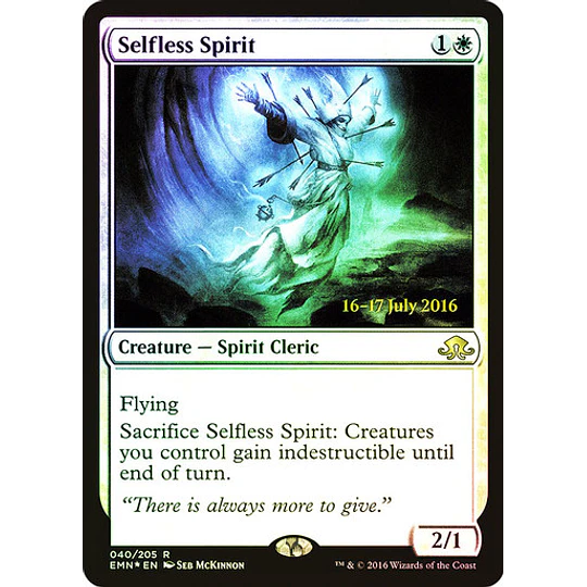 Selfless Spirit (Prerelease Foil) - Promotional (inglés)
