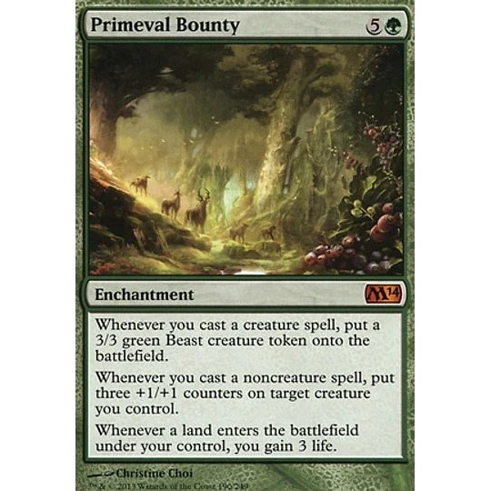 Primeval Bounty - 2014 Core Set (español)