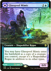 Glasspool Mimic - Zendikar Rising Variants Foil (Extended Art) (ingles)