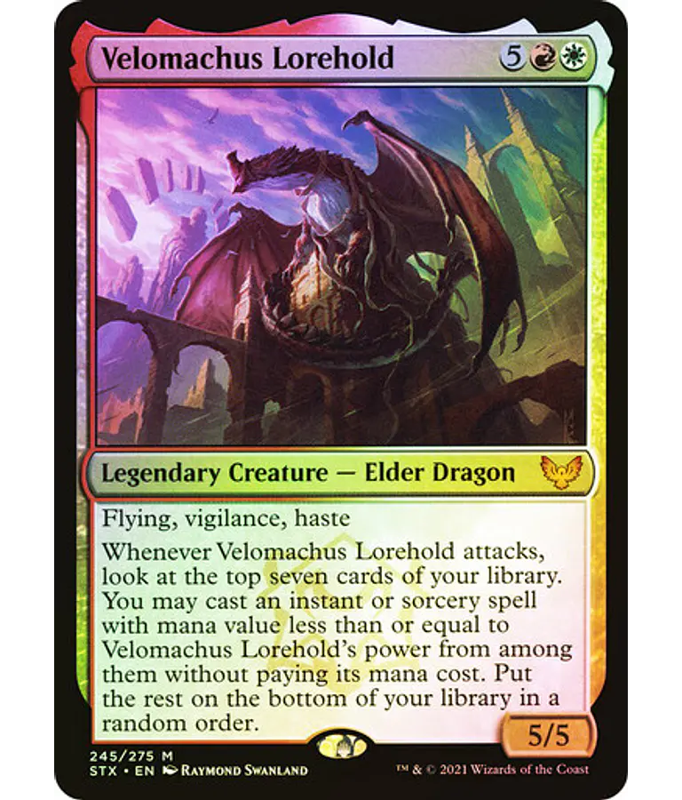 Velomachus Lorehold - Strixhaven: School of Mages Foil (ingles)