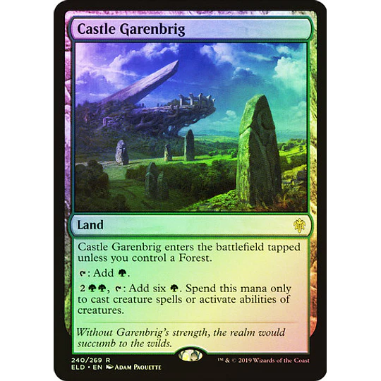 Castle Garenbrig - Throne of Eldraine Foil (español)