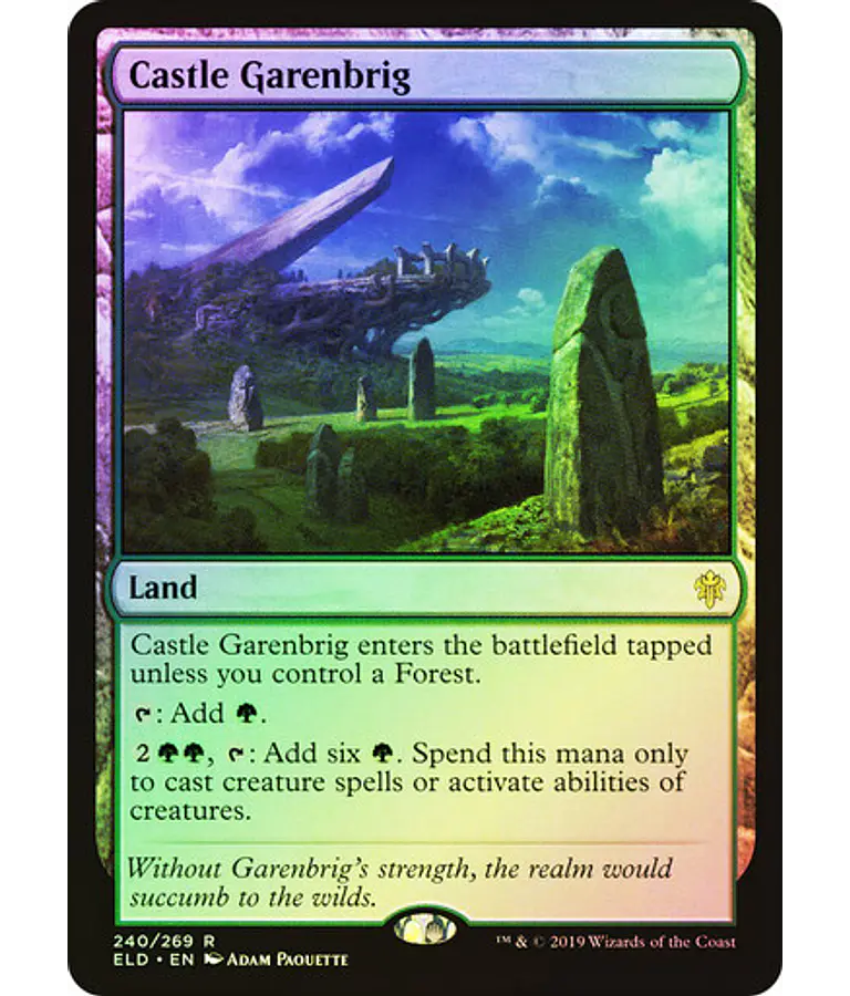 Castle Garenbrig - Throne of Eldraine Foil (español)