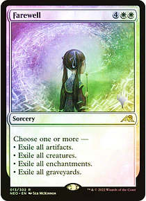 Farewell - Kamigawa: Neon Dynasty Foil (inglés)