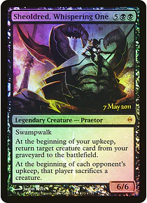 Sheoldred, Whispering One - Promotional (Prerelease Foil) (español)