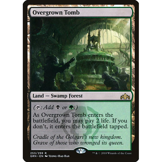 Overgrown Tomb - Guilds of Ravnica (español)