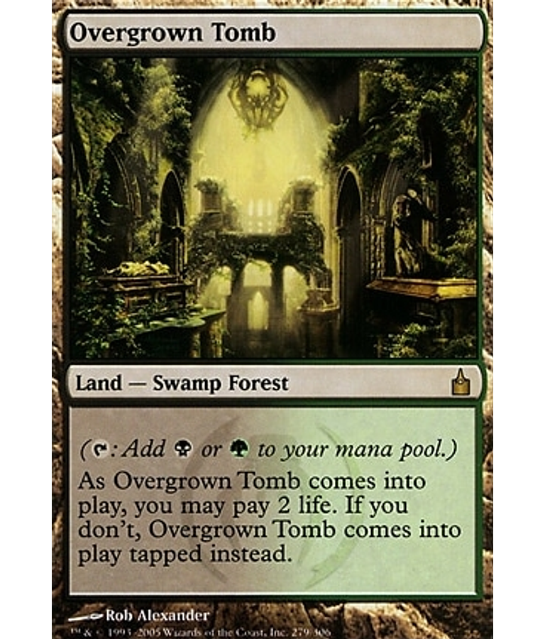 Overgrown Tomb - Ravnica (español)