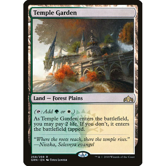 Temple Garden - Guilds of Ravnica (español)