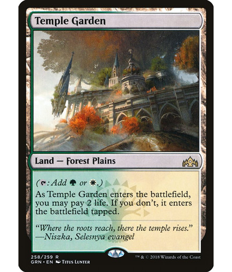 Temple Garden - Guilds of Ravnica (español)