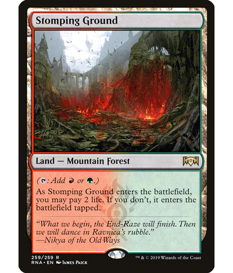 Stomping Ground - Ravnica Allegiance (español)