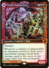 Toralf, God of Fury - Kaldheim Variants Foil (Showcase) (ingles)