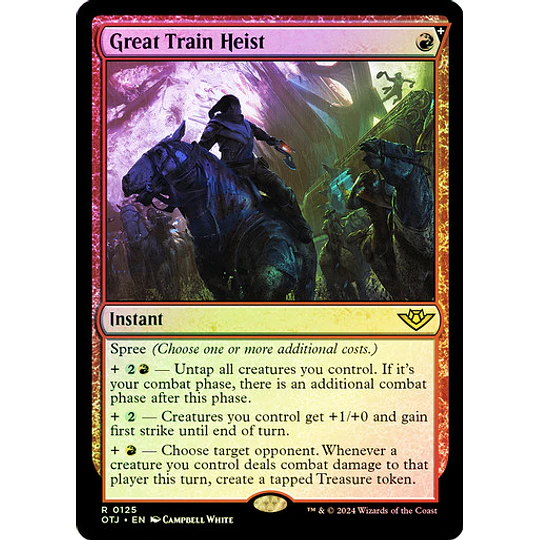 Great Train Heist - Outlaws of Thunder Junction Foil (ingles)