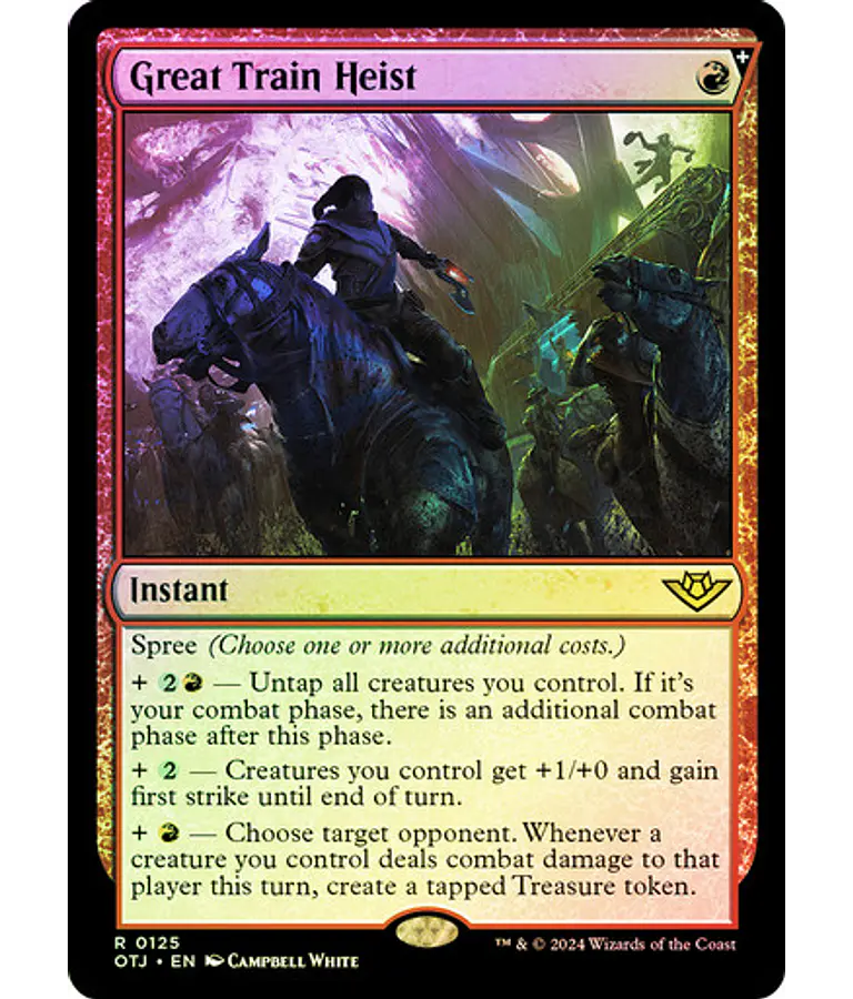 Great Train Heist - Outlaws of Thunder Junction Foil (ingles)