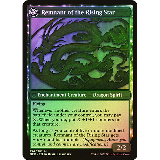 Jugan Defends the Temple - Kamigawa: Neon Dynasty Foil (inglés)