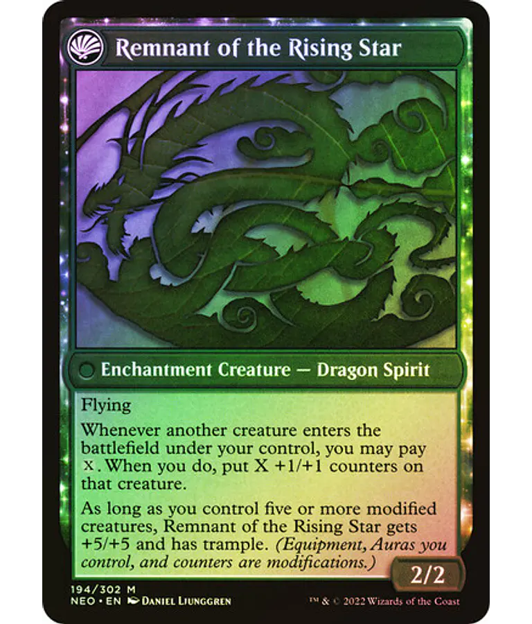 Jugan Defends the Temple - Kamigawa: Neon Dynasty Foil (inglés)
