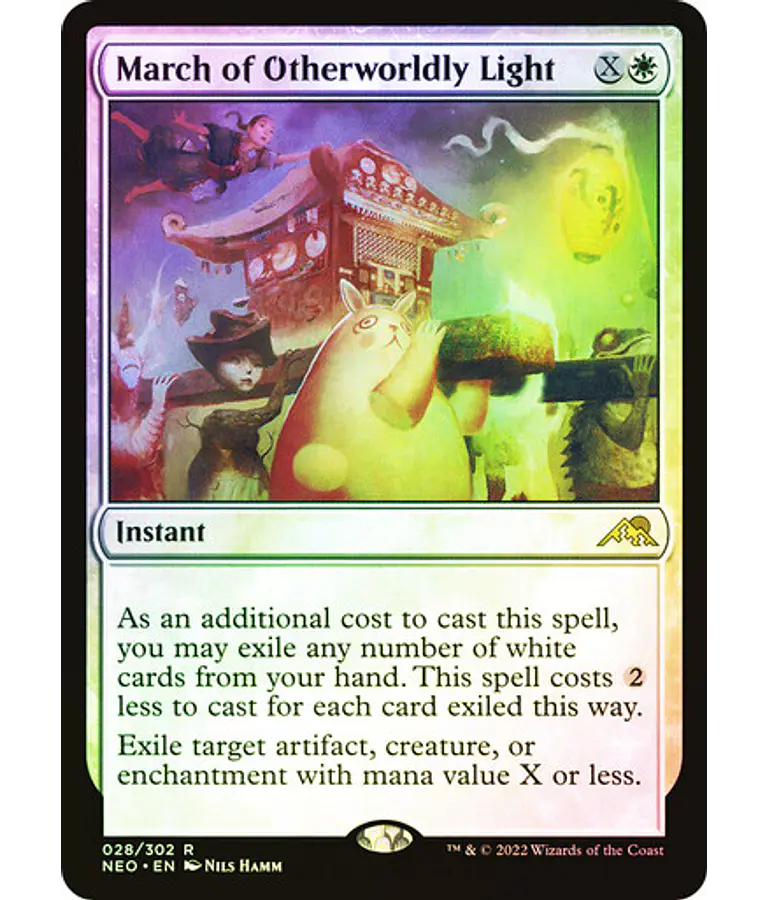 March of Otherworldly Light - Kamigawa: Neon Dynasty Foil (ingles)