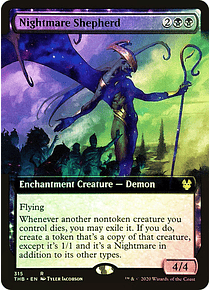 Nightmare Shepherd - Theros Beyond Death Variants Foil (Extended Art) (ingles)